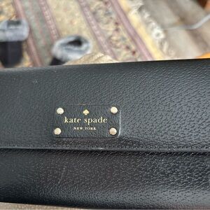 Kate Spade Black Leather Wallet